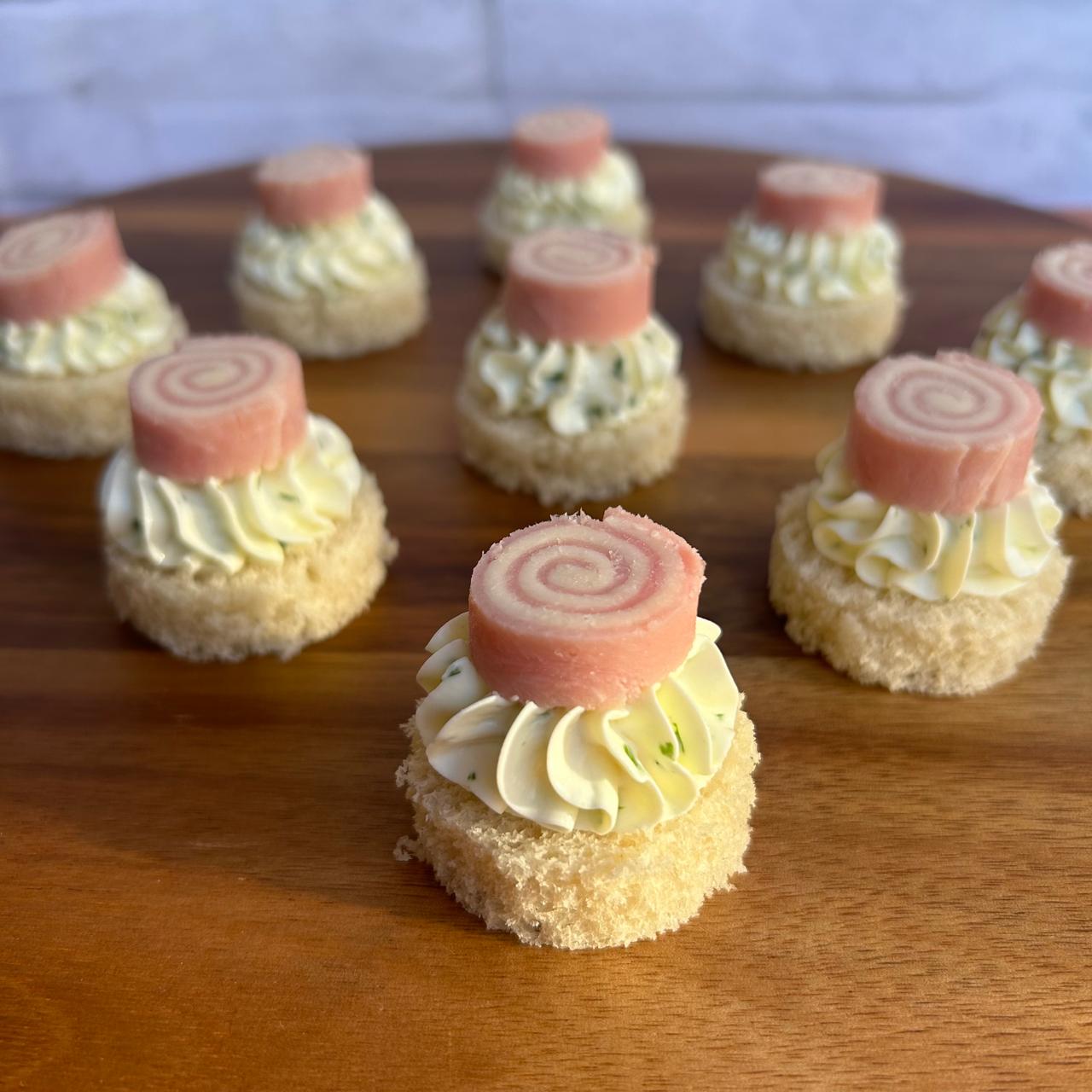 Canapé de Presunto e Queijo