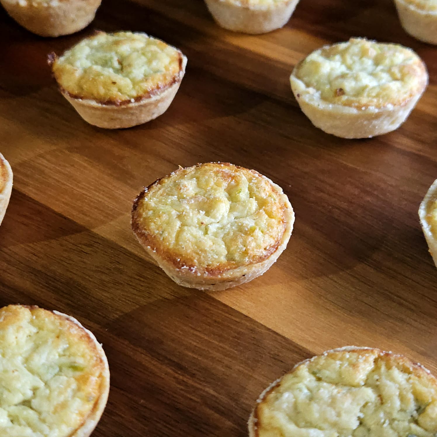 Mini Quiche de Alho Poró